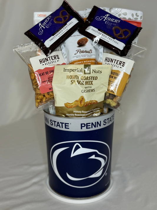 JGB Sports - Penn State Nittany Lions Gift Tin Basket - Made In America - BIG FRENCHIES