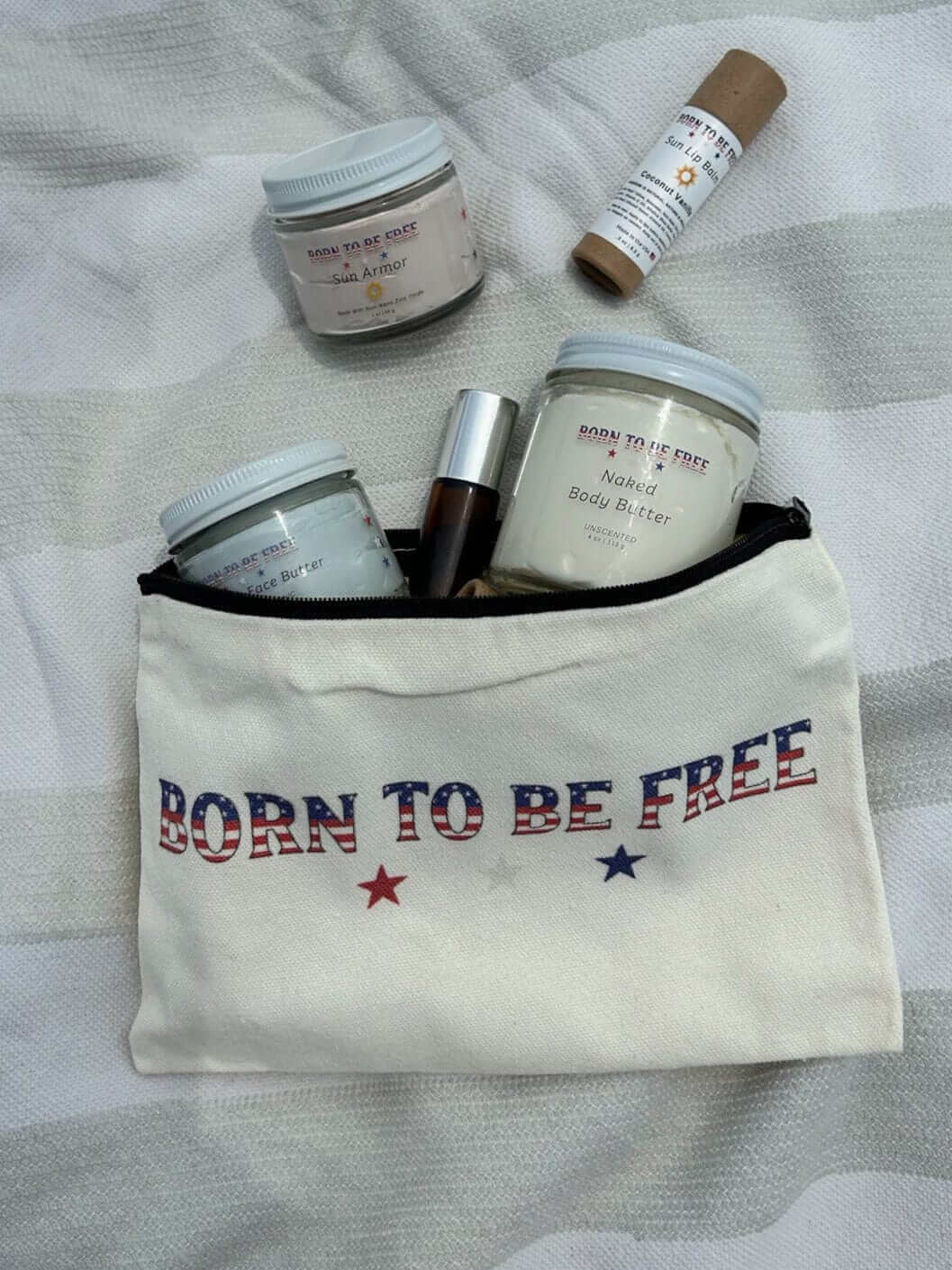 Born To Be Free Travel Pouch - BIG FRENCHIES