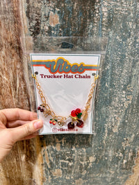 Cherry Trucker Hat Chain - BIG FRENCHIES