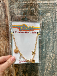 Gold Western Charmed Trucker Chain - BIG FRENCHIES