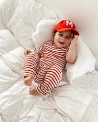 Red Letter Baseball Hat - BIG FRENCHIES