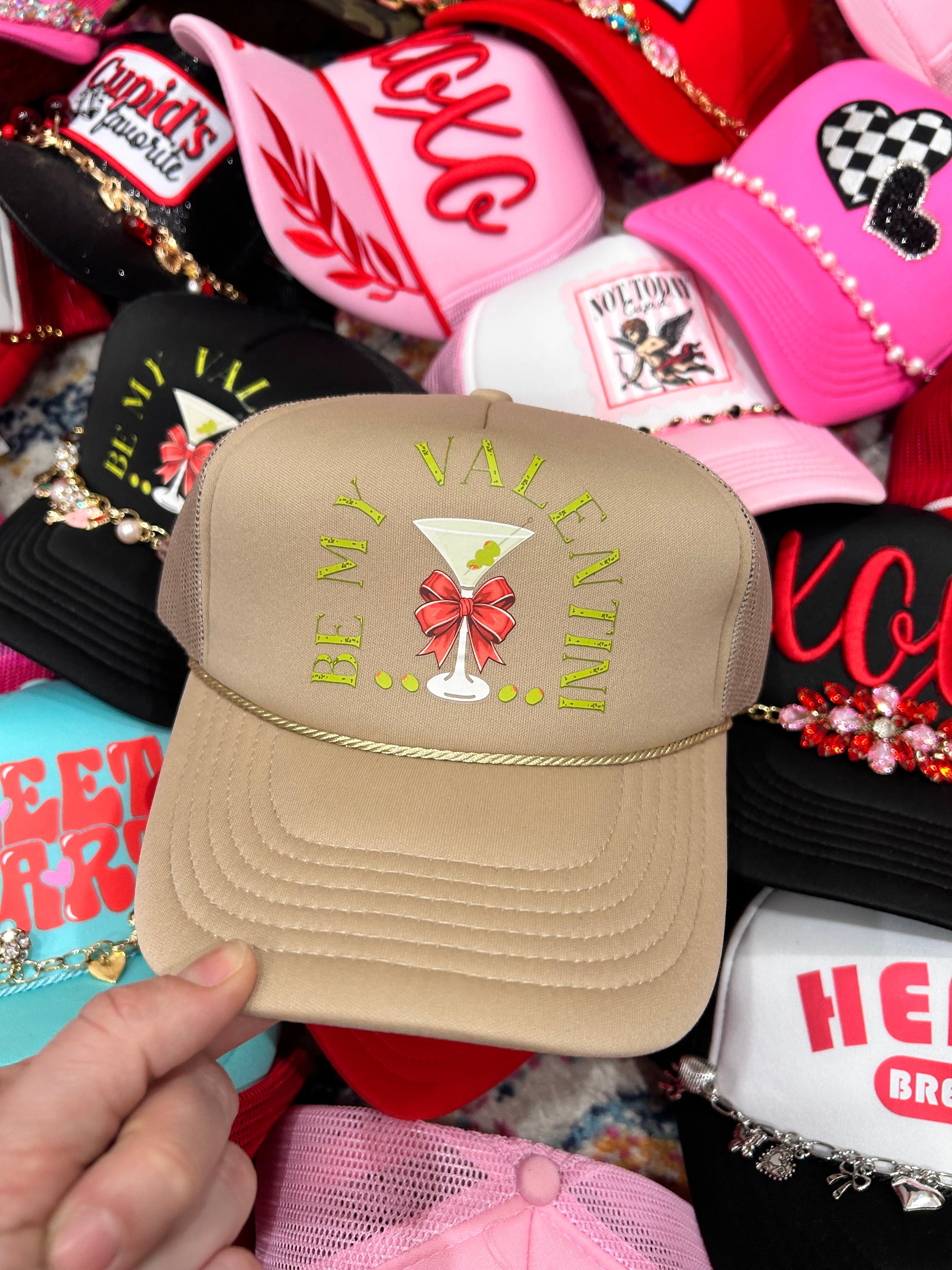 Be My Valentini Trucker Hat - BIG FRENCHIES