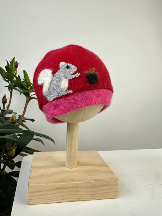 Squirrel Cashmere Hat - Newborn - BIG FRENCHIES