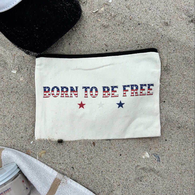 Born To Be Free Travel Pouch - BIG FRENCHIES