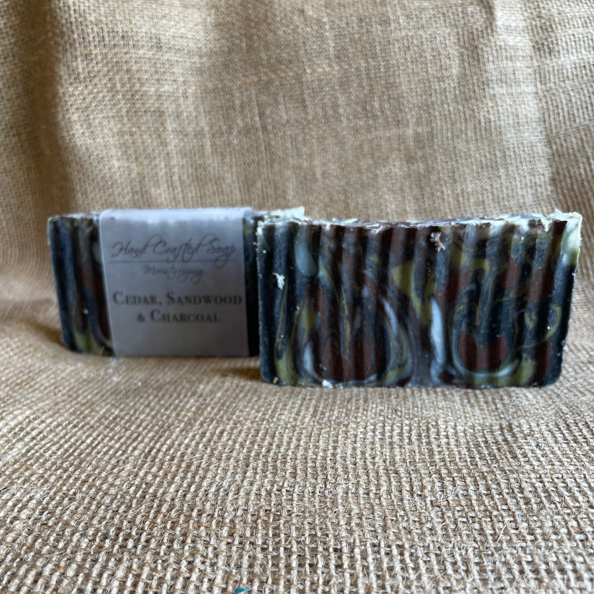 Hand Crafted Soap - Cedar, Sandalwood Charcoal - BIG FRENCHIES