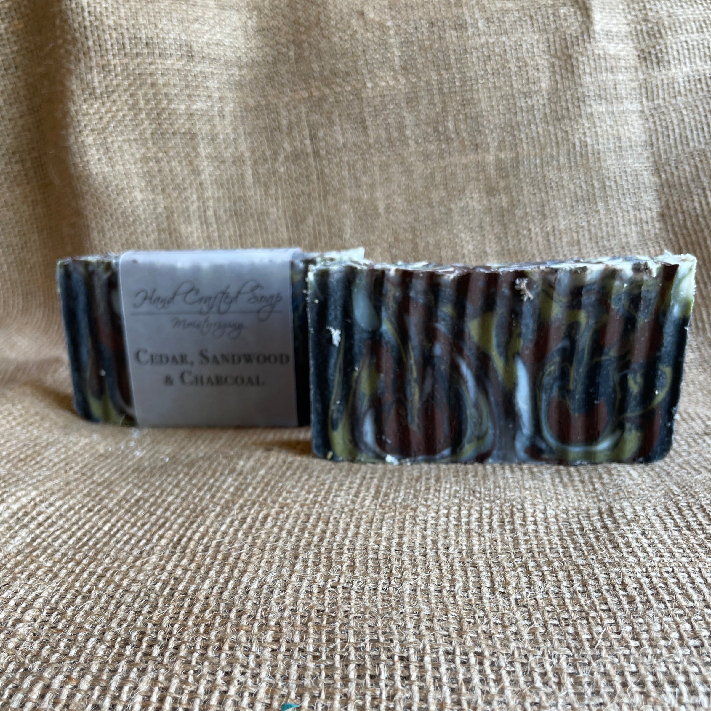 Hand Crafted Soap - Cedar, Sandalwood Charcoal - BIG FRENCHIES