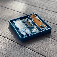 Waiting Dogs eTray - Shallow Slow Feeder Bowl for Enrichment | USA Made - BIG FRENCHIES