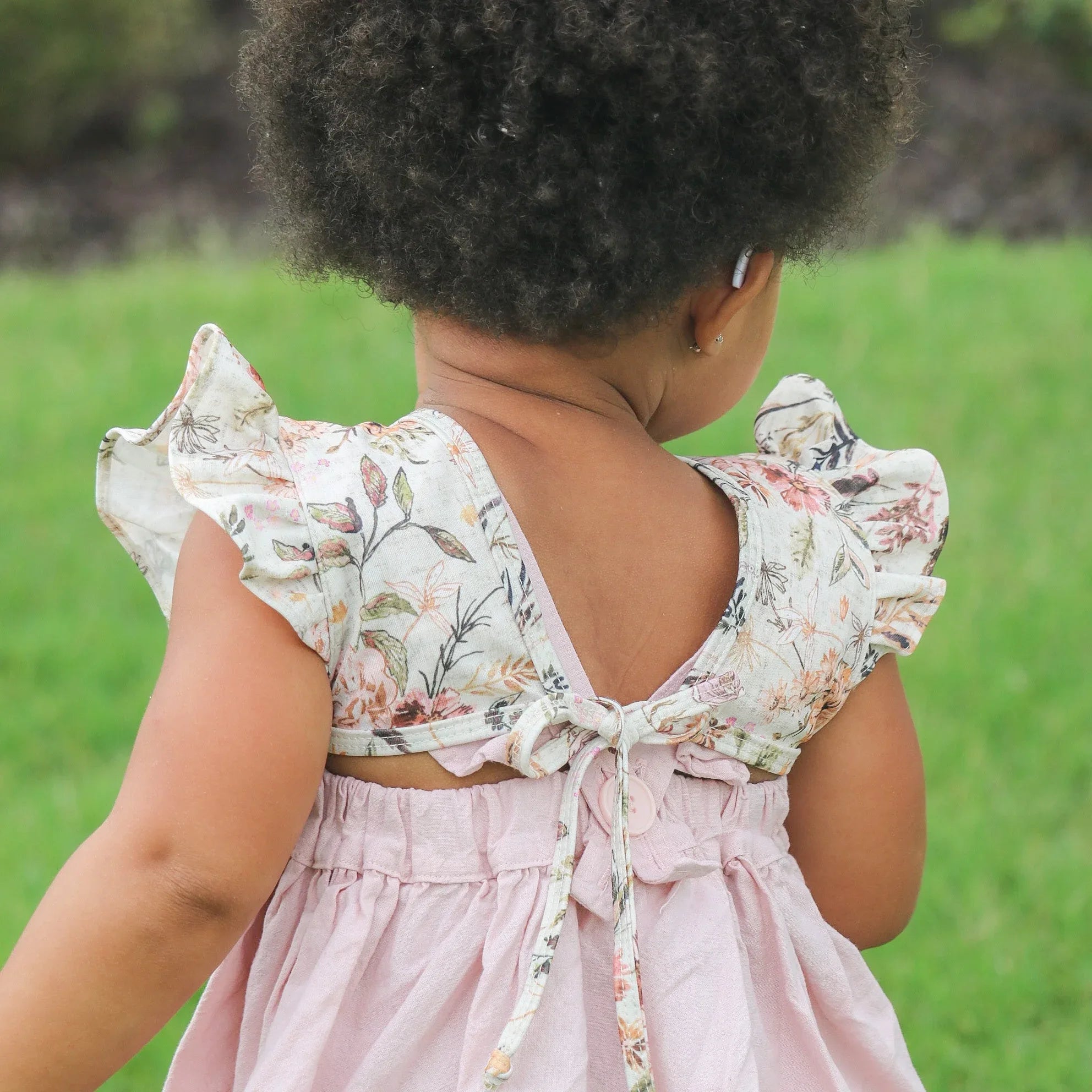 Delilah Floral Flutter Bapron - BIG FRENCHIES