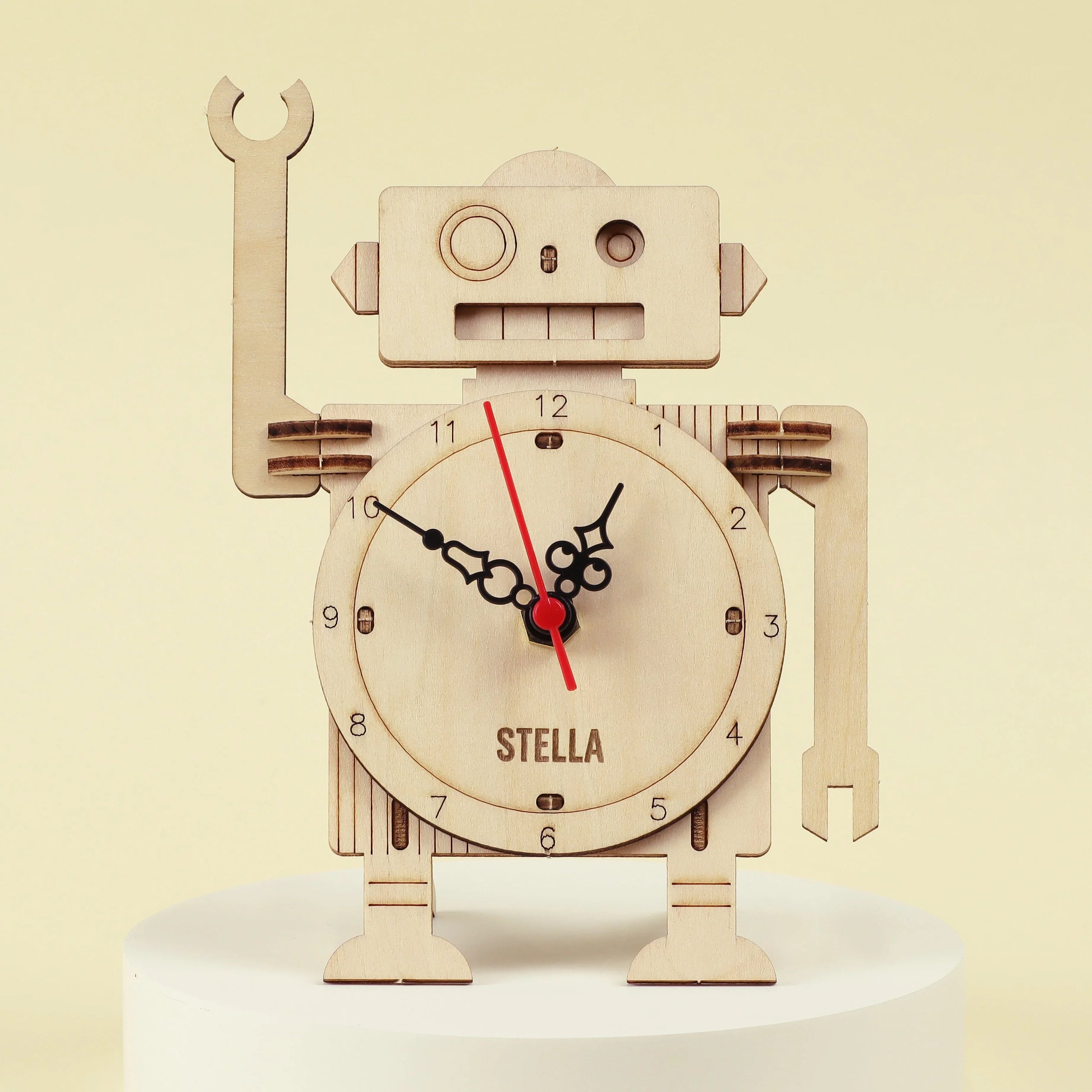 Robot Clock DIY Kit, Educational STEM Toy - BIG FRENCHIES