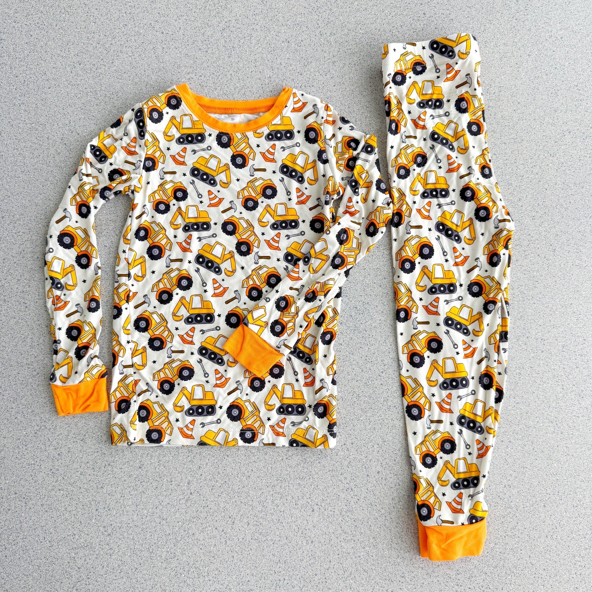 Construction Trucks Bamboo Pajamas - BIG FRENCHIES