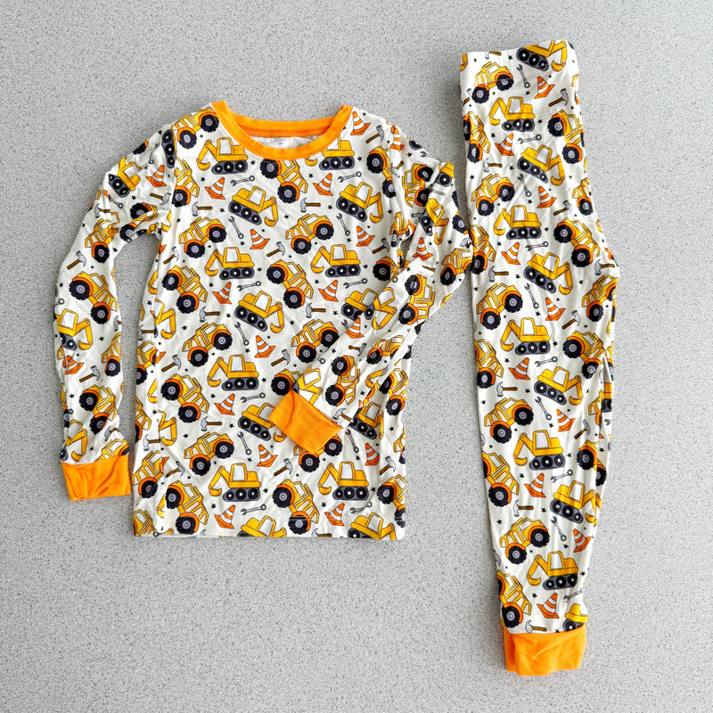 Construction Trucks Bamboo Pajamas - BIG FRENCHIES
