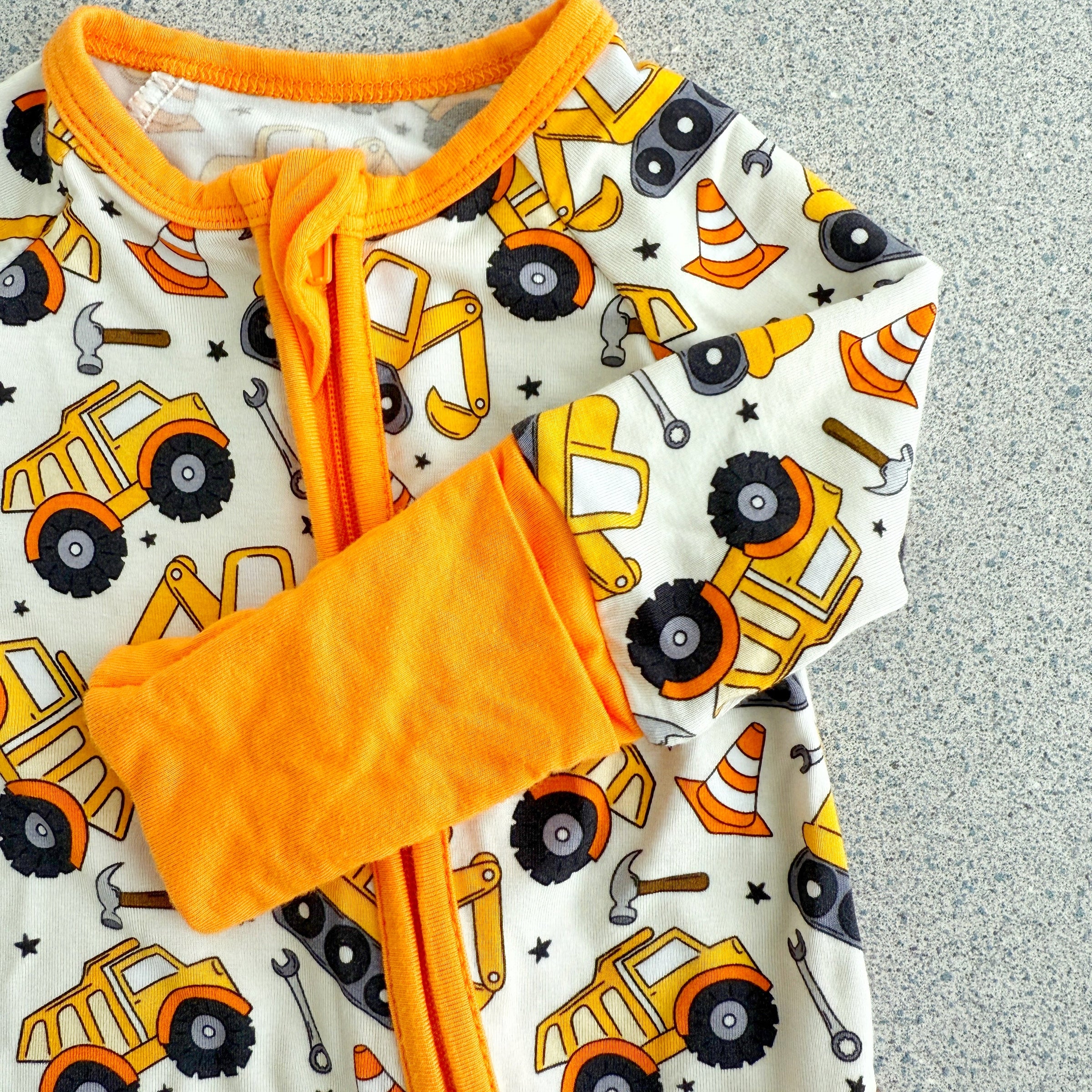 Construction Trucks Bamboo Pajamas - BIG FRENCHIES