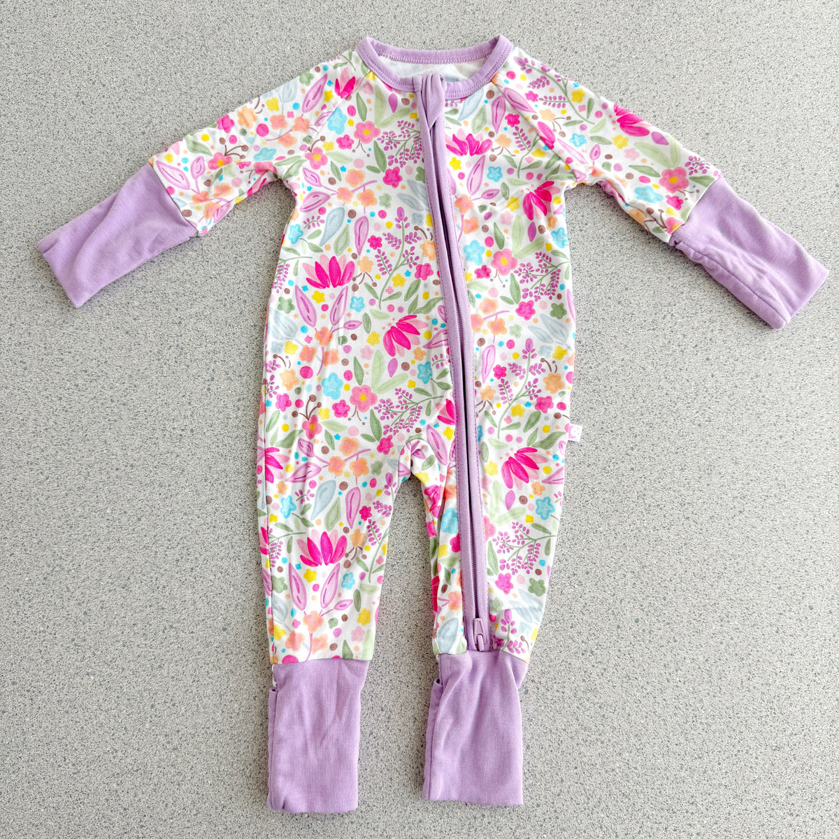 Lilac Petals Bamboo Pajamas - BIG FRENCHIES