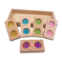 Pastel & Rainbow Gem Block Collection – 3 Styles with Wooden Storage Trays - BIG FRENCHIES