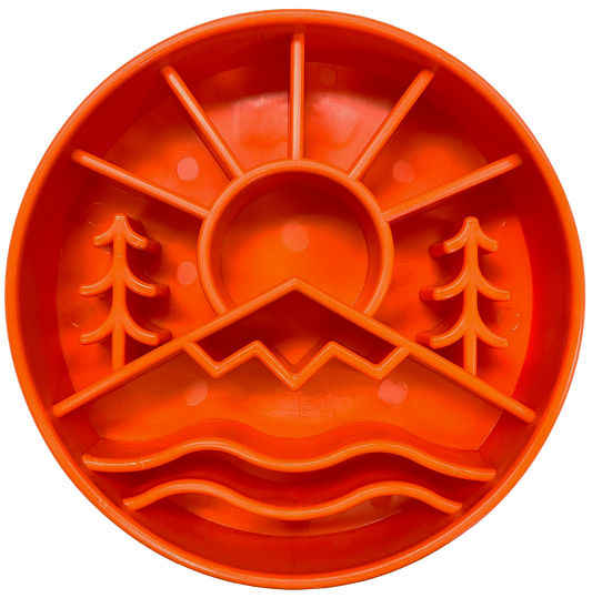 Great Outdoors eBowl - Slow Feeder Dog Bowl & Enrichment | USA Made - BIG FRENCHIES
