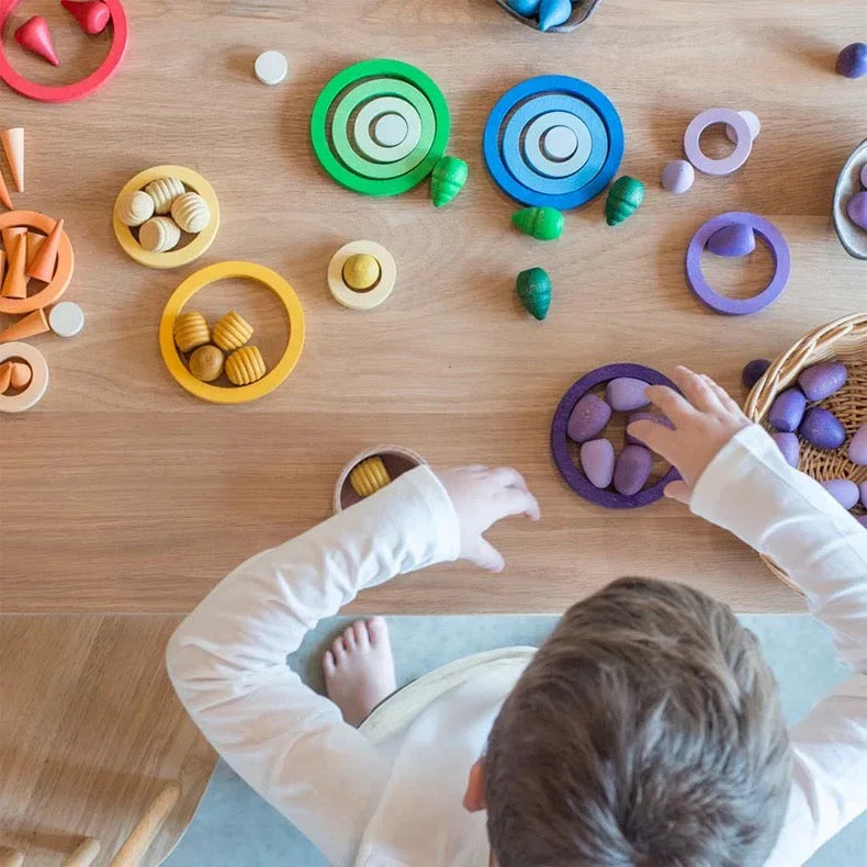 24-Piece Rainbow Nesting Rings - BIG FRENCHIES