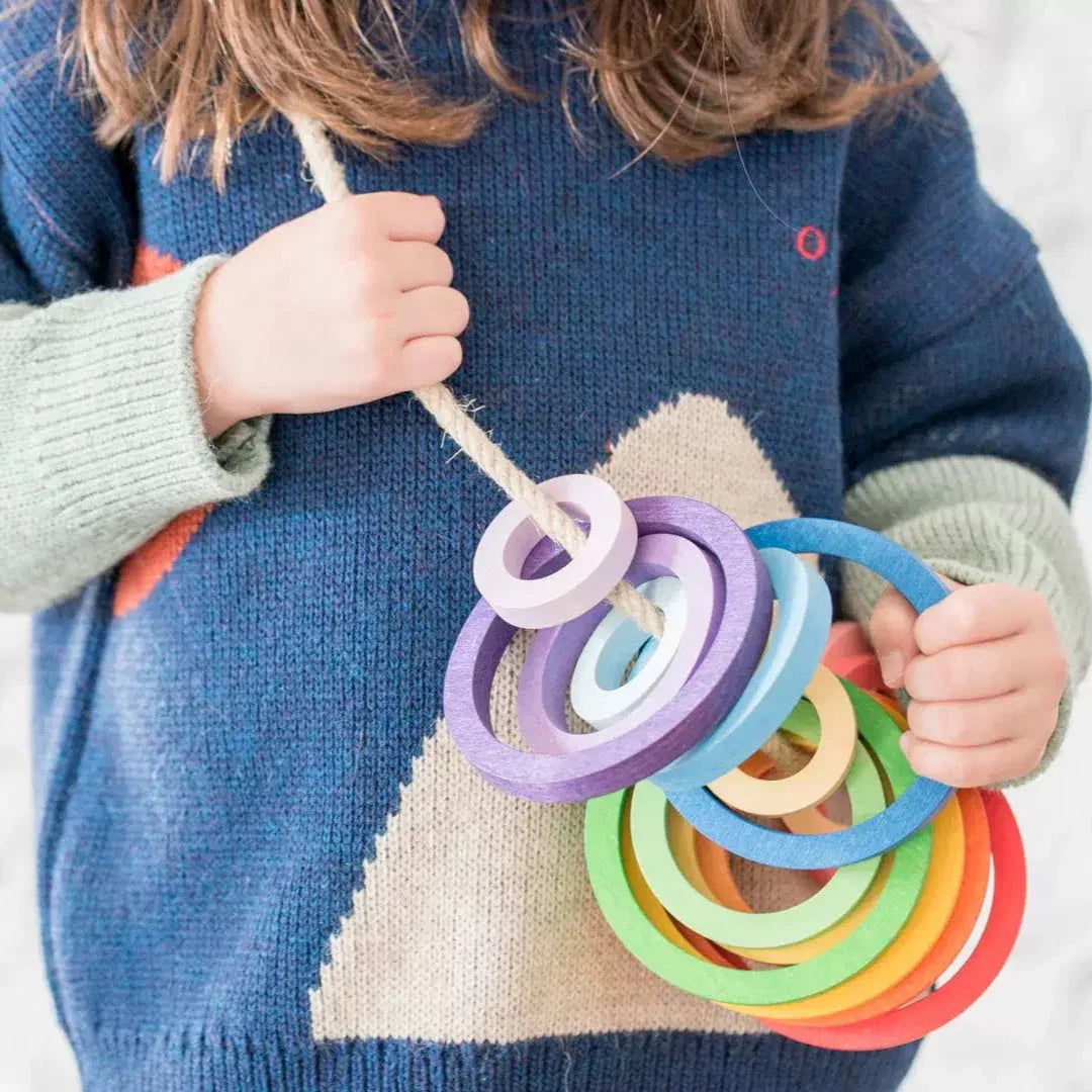 24-Piece Rainbow Nesting Rings - BIG FRENCHIES