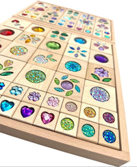 Sparkle Garden Gem Set – 30-Piece Small & 40-Piece Large Sets