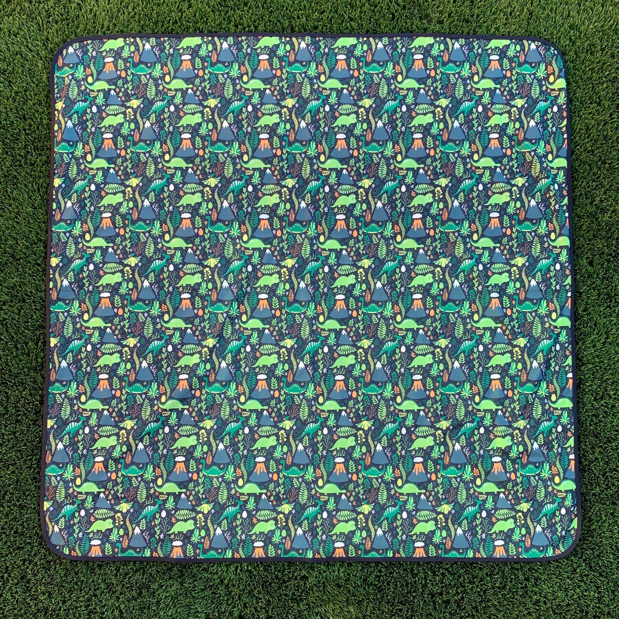 Dino Days Splash Mat - A Waterproof Catch-All for Highchair Spills and More! SALE