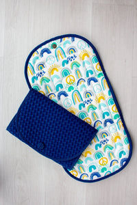 Pret® Changing Clutch - Rainbows Blue - BIG FRENCHIES