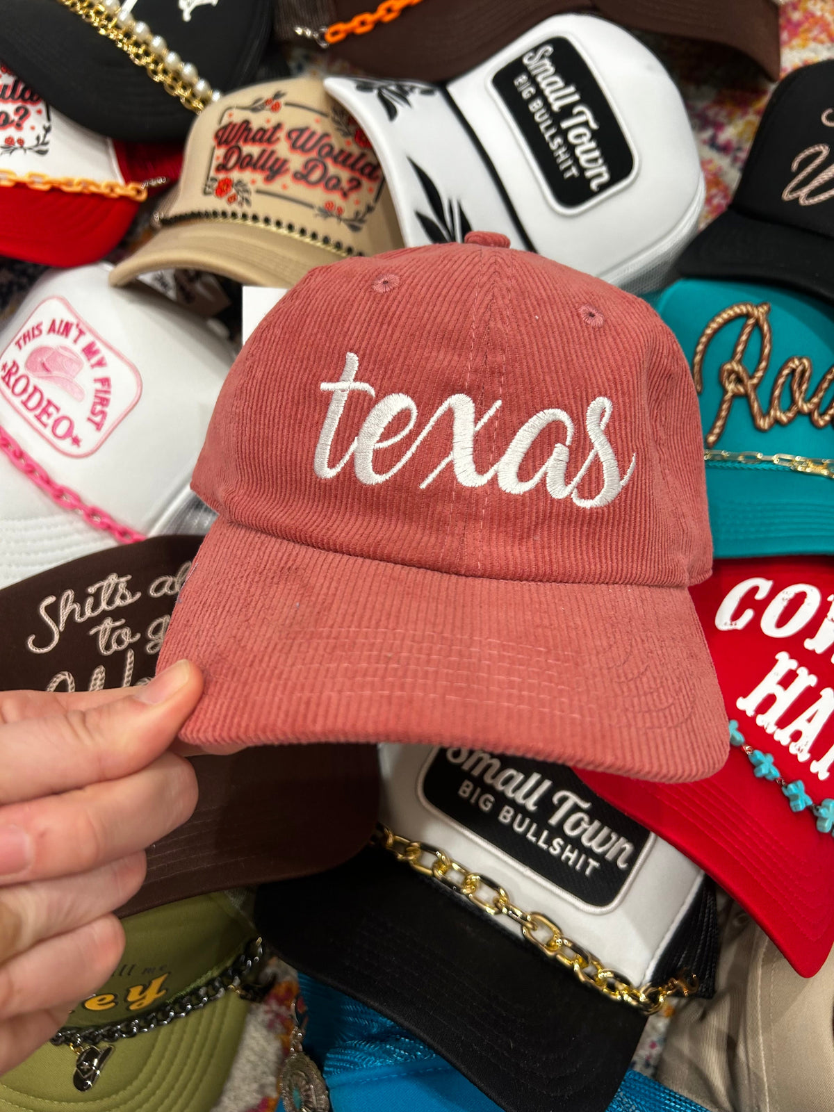 Texas Corduroy Dad Hat - BIG FRENCHIES