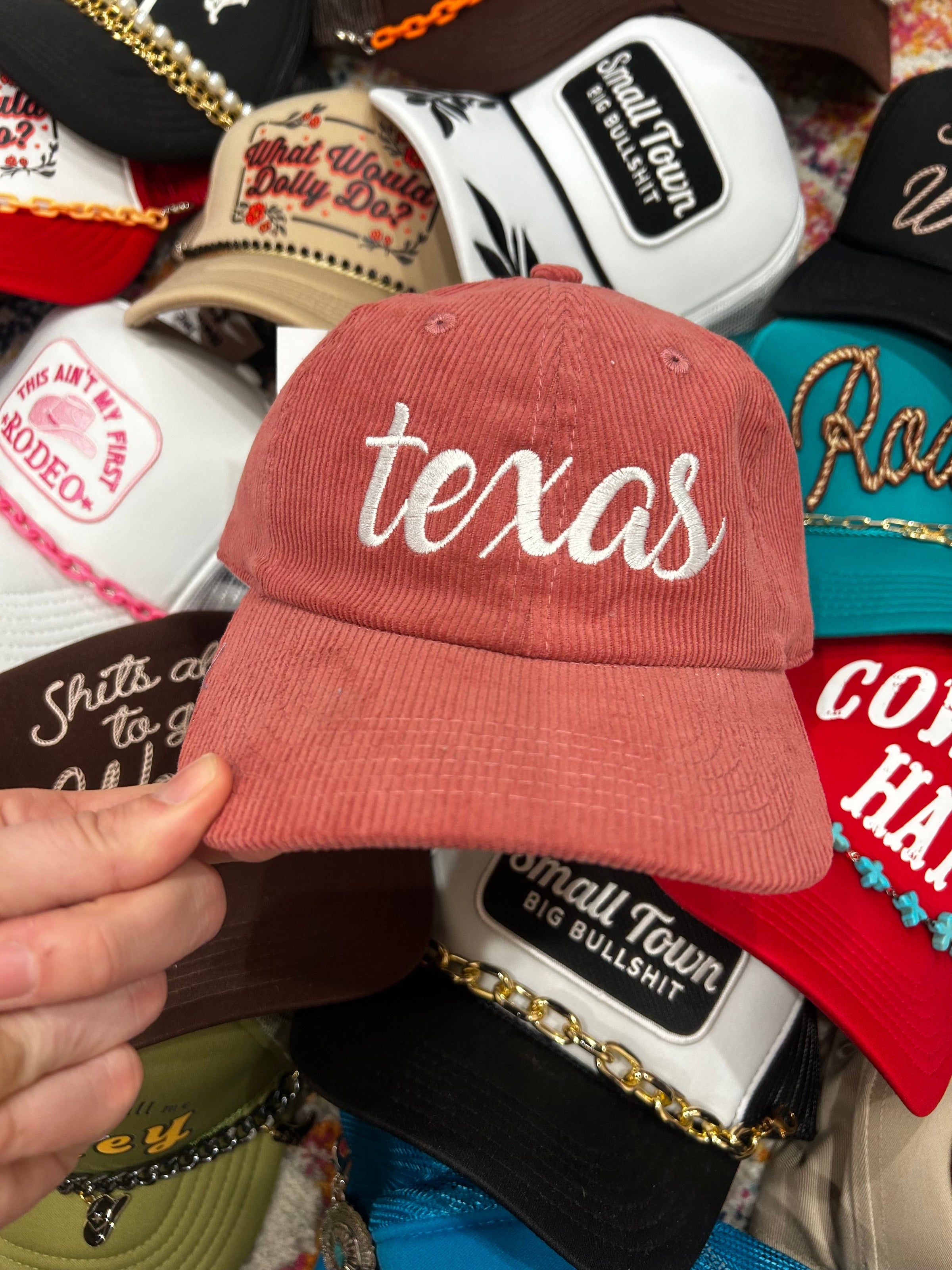 Texas Corduroy Dad Hat - BIG FRENCHIES