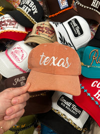 Texas Corduroy Dad Hat - BIG FRENCHIES