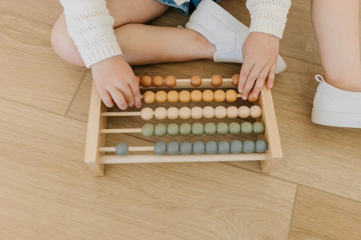 Neutral Wooden Abacus - BIG FRENCHIES