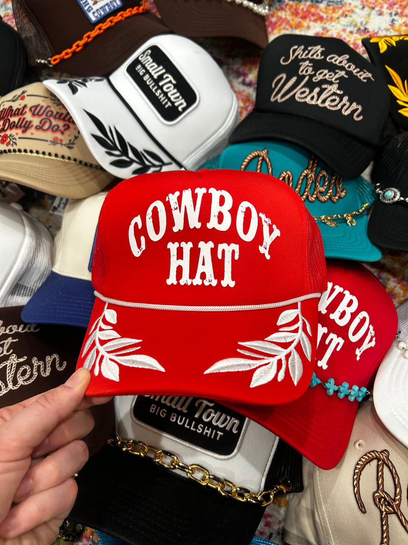 Cowboy Hat Trucker Hat - BIG FRENCHIES