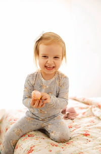 Bunny Blossoms 2pc Bamboo Pajamas - BIG FRENCHIES