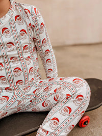 Vintage Santa Bamboo Christmas Pajamas - 2pc Set - BIG FRENCHIES
