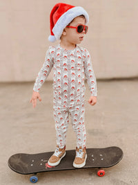 Vintage Santa Bamboo Christmas Pajamas - 2pc Set - BIG FRENCHIES