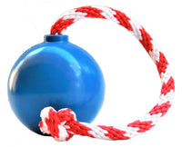 USA-K9 Cherry Bomb Rubber Dog Chew Toy | K9 Handler Reward Toy | Blue | USA Made - BIG FRENCHIES