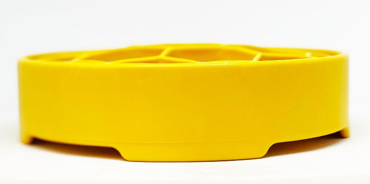 Honeycomb eBowl Deep Slow Feeder Dog Bowl for Enrichment | USA Made - BIG FRENCHIES
