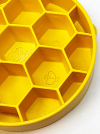 Honeycomb eBowl Deep Slow Feeder Dog Bowl for Enrichment | USA Made - BIG FRENCHIES