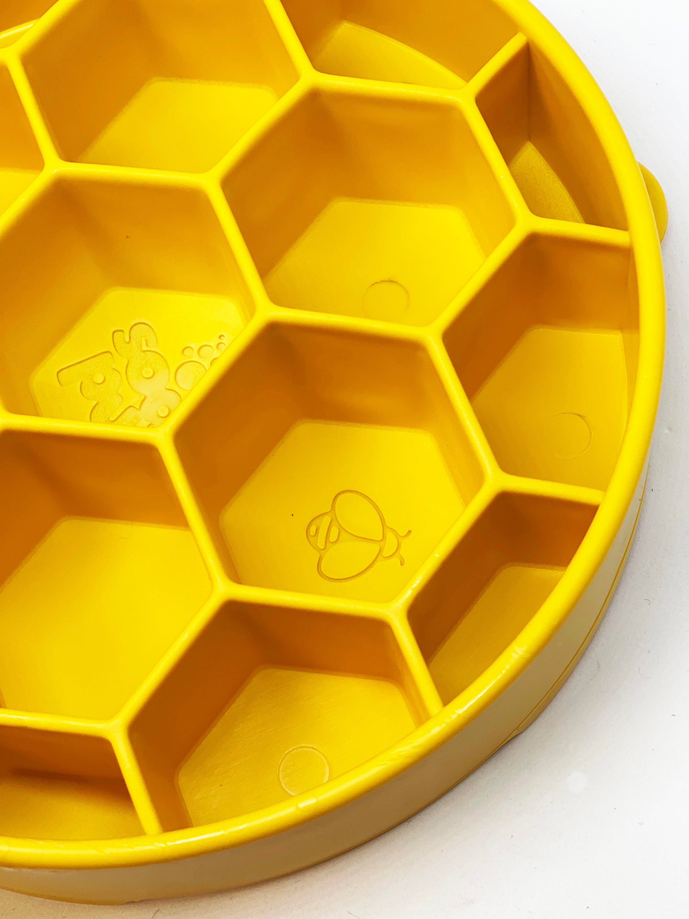 Honeycomb eBowl Deep Slow Feeder Dog Bowl for Enrichment | USA Made - BIG FRENCHIES