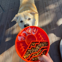 Great Outdoors eBowl - Slow Feeder Dog Bowl & Enrichment | USA Made - BIG FRENCHIES