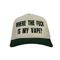 Where The F Is My Vape Custom Embroidered Snapback
