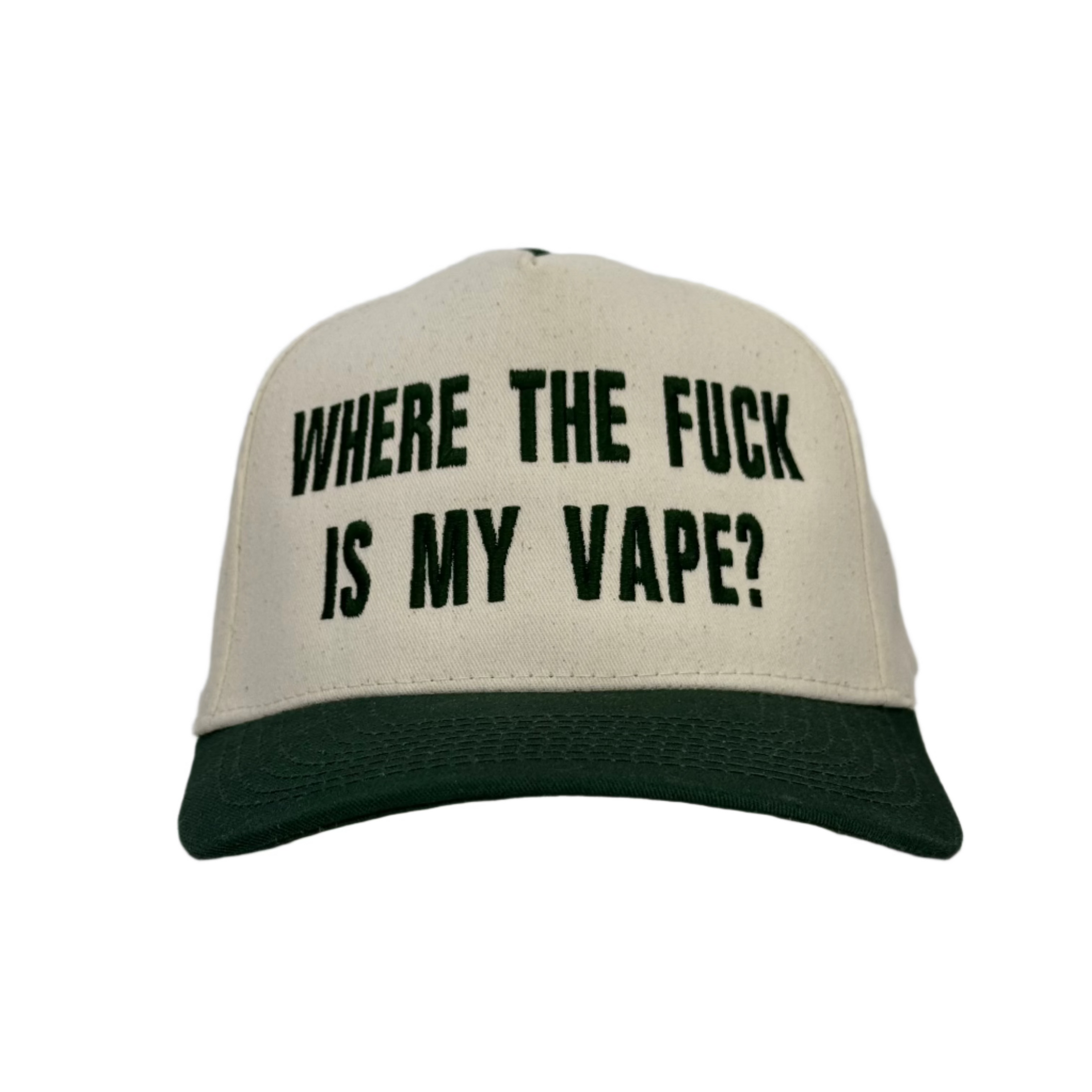 Where The F Is My Vape Custom Embroidered Snapback
