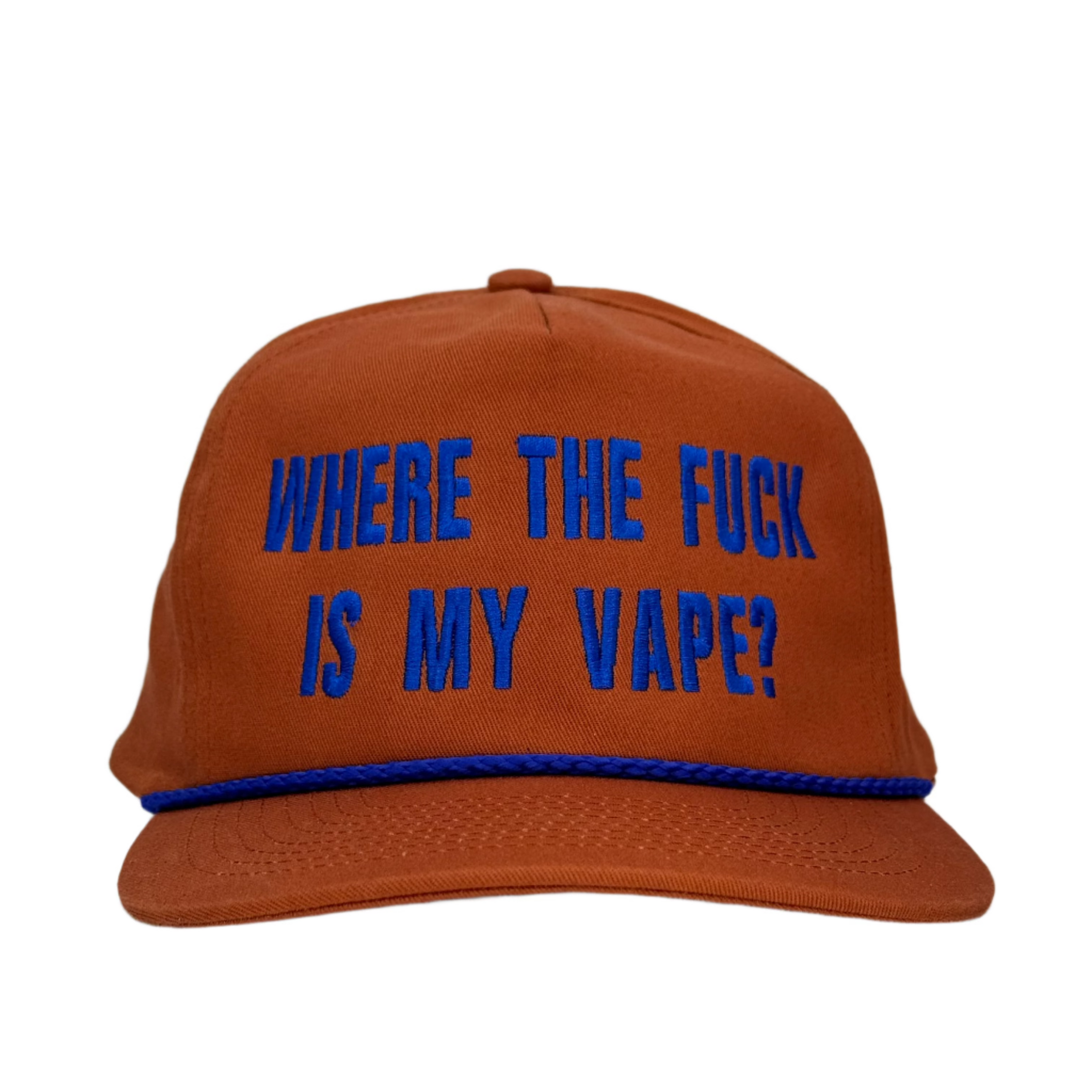 Where The F Is My Vape Custom Embroidered Snapback