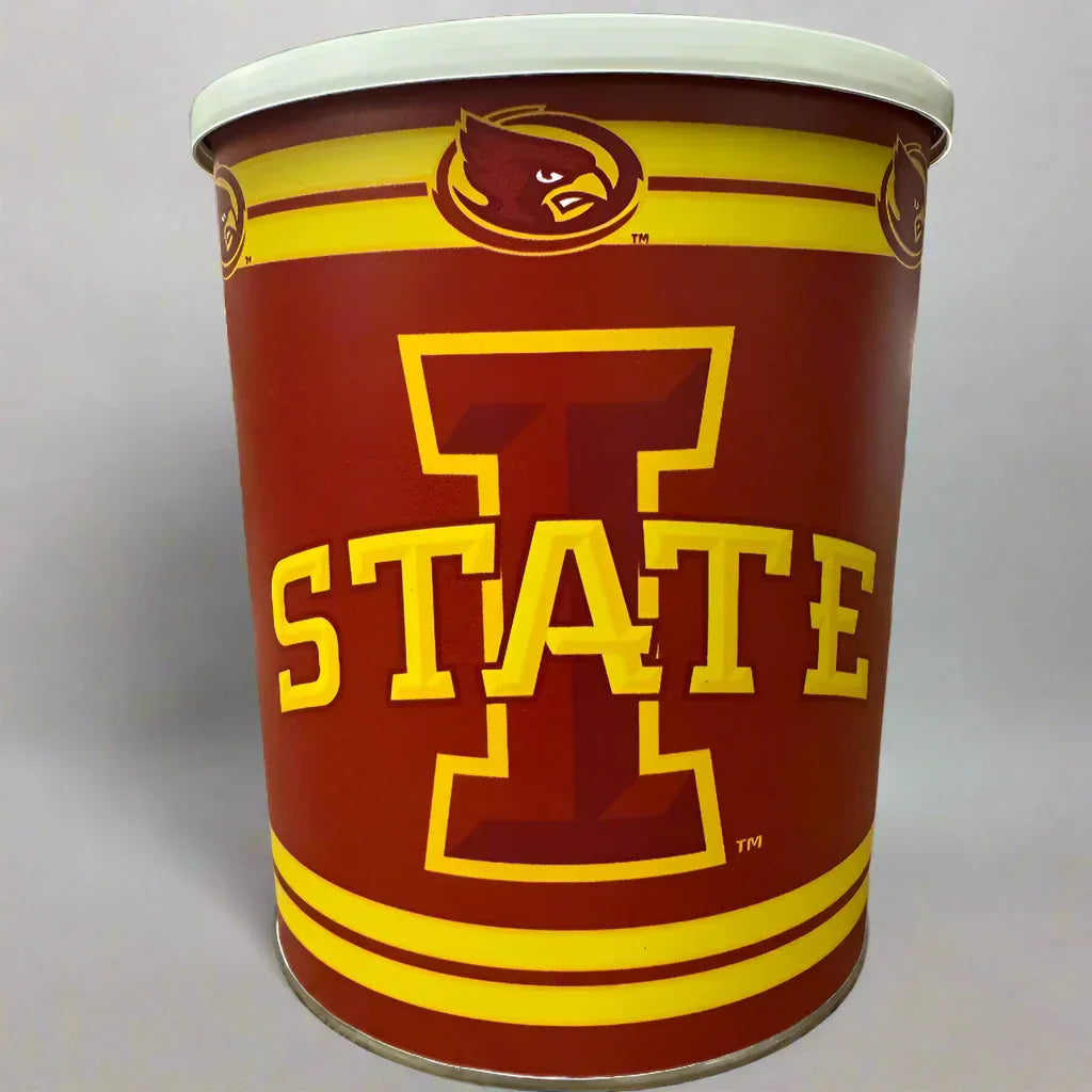 JGB Sports - Iowa State Cyclones Gift Tin Basket - Made In America - BIG FRENCHIES