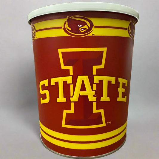 JGB Sports - Iowa State Cyclones Gift Tin Basket - Made In America - BIG FRENCHIES