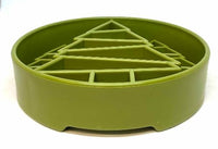 Pine Tree Christmas eBowl Deep Slow Feeder Dog Bowl for Enrichment | USA Made - BIG FRENCHIES
