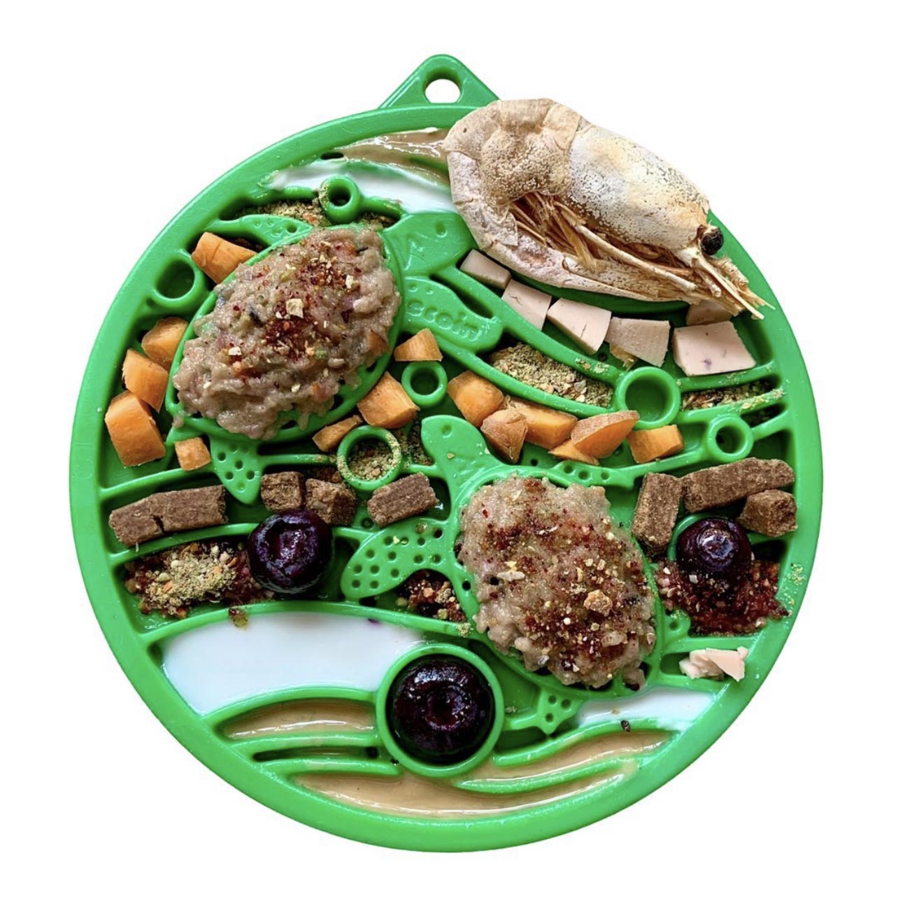 Water Nylon eCoin Durable Enrichment Snacking Coin for Dogs | USA-Made Lick Mat Alternative - BIG FRENCHIES