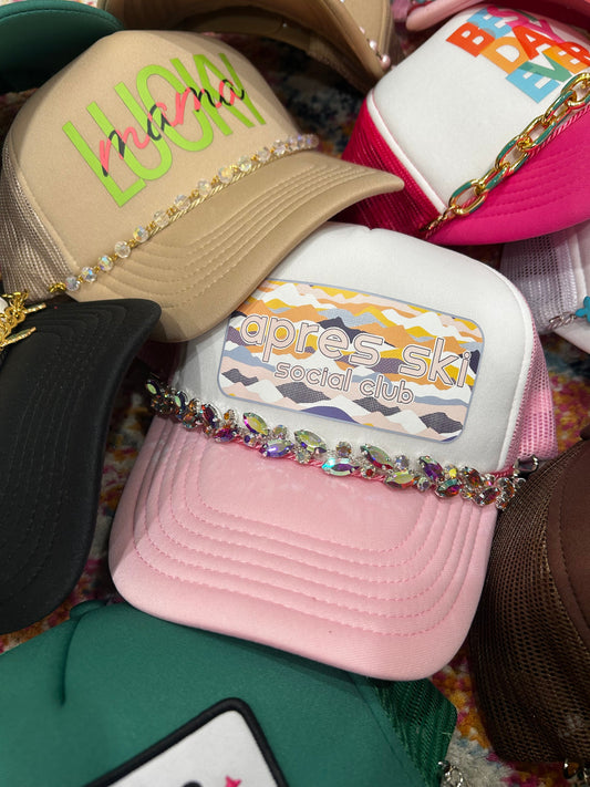 Jumbo AB Rhinestone Trucker Chain - BIG FRENCHIES