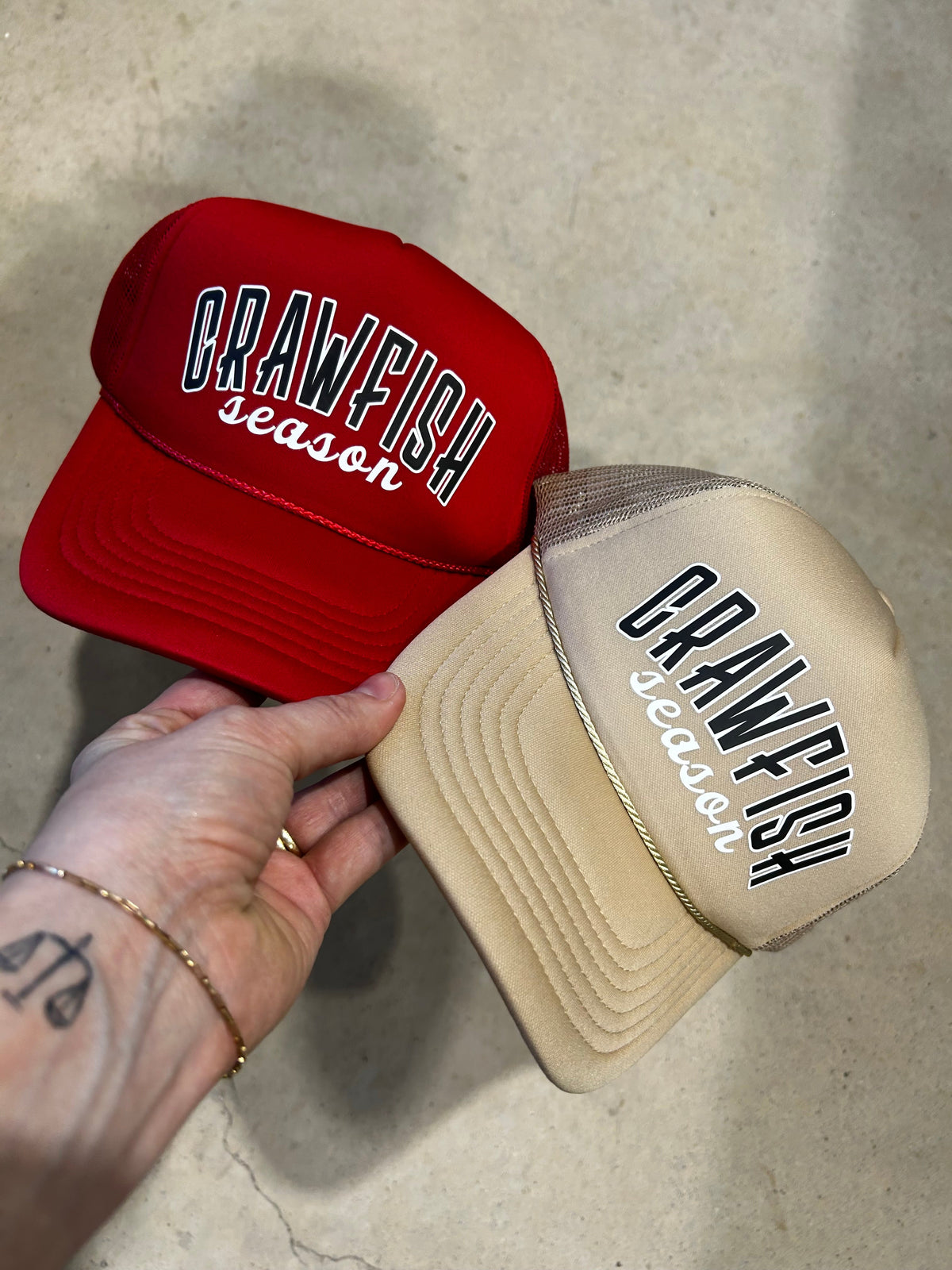 Crawfish SZN Printed Trucker - BIG FRENCHIES