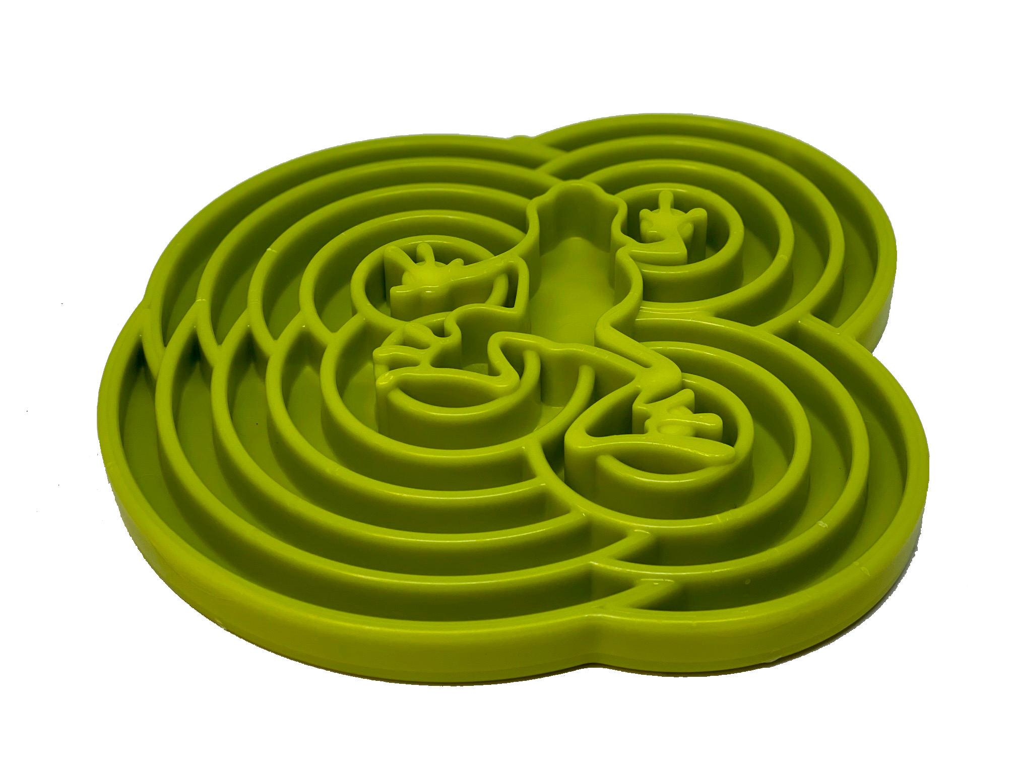 Water Frog eTray - Shallow Slow Feeder Dog Bowl for Enrichment | USA Made - BIG FRENCHIES
