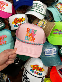 Turquoise Trucker Hat Chain - BIG FRENCHIES