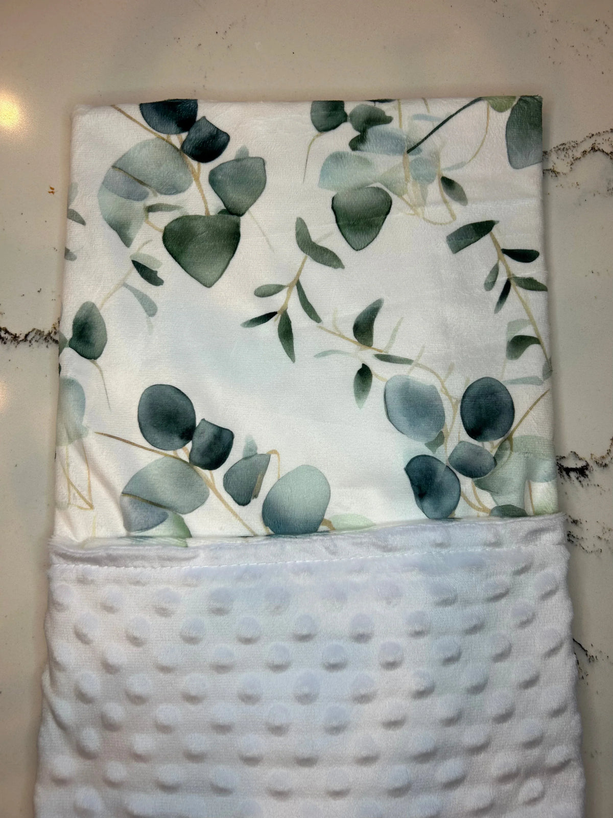 Eucalyptus Embrace Minky Blanket - BIG FRENCHIES