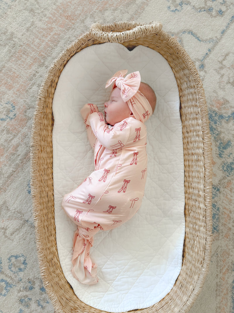 Ballet Blush Knotted Gown - BIG FRENCHIES